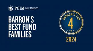 PGIM Investments Barron's Best Fund Families Barron's Top 4 2024