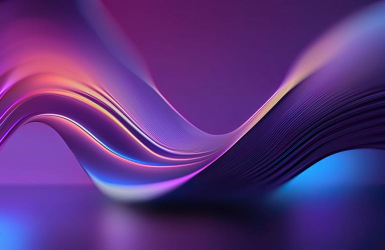 Abstract blue and purple