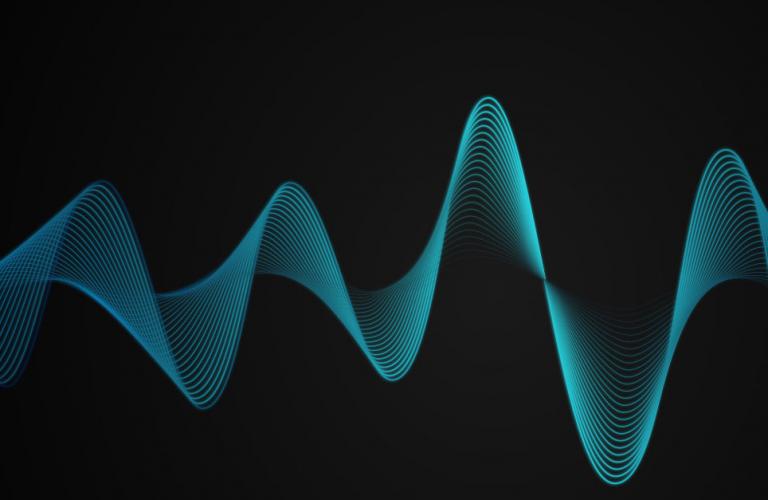Banner image with sinusoidal waves