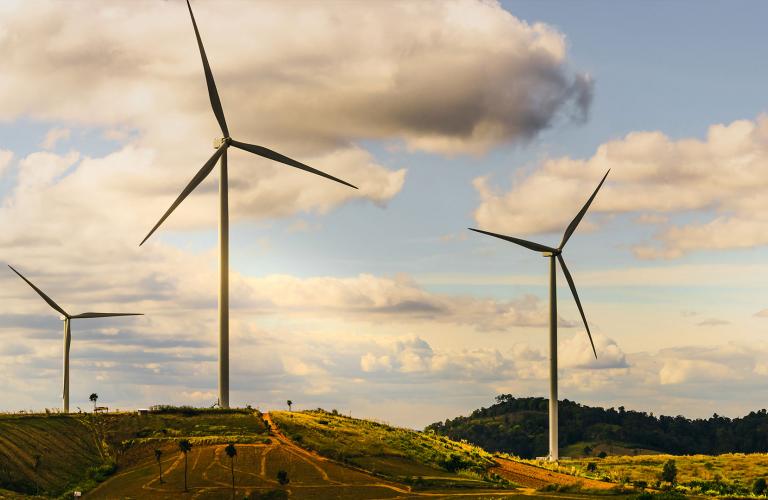 Photo of windmills