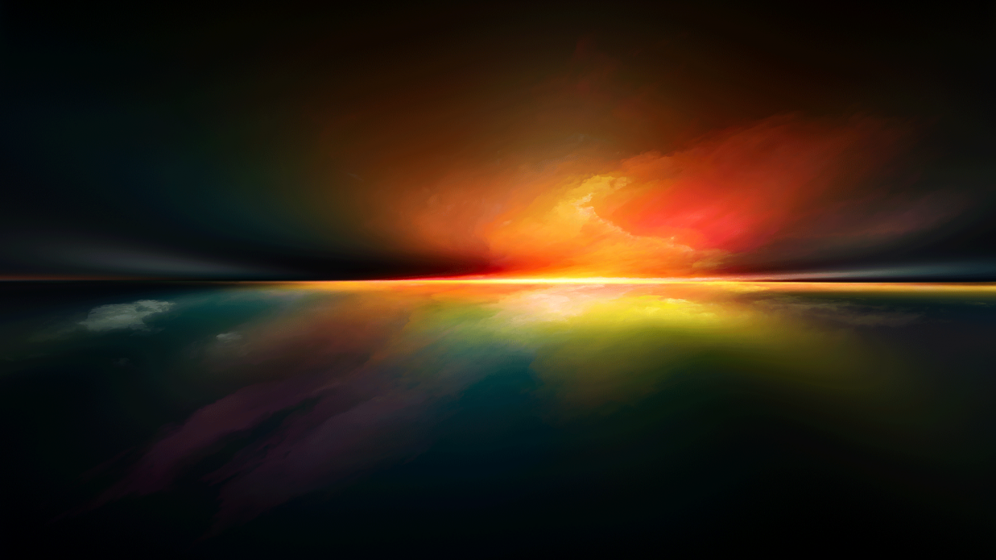 Non-objective image with vibrant colors.