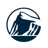 Rock logo in navy blue.