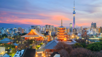 Skyline of Japan