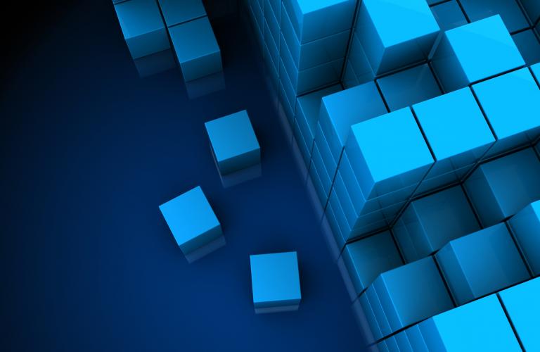 blue block light