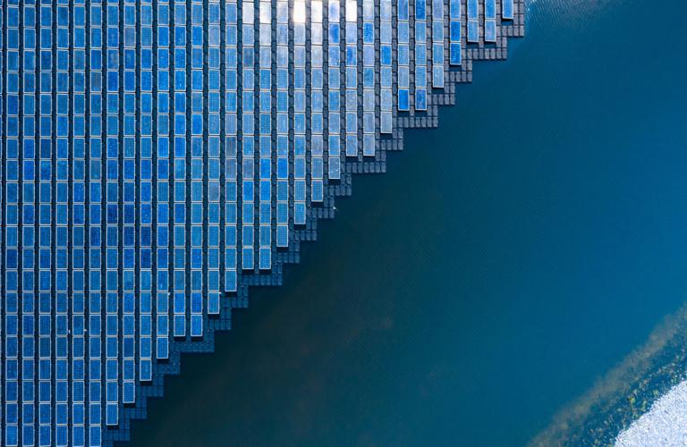 Photovoltaic Cells on water