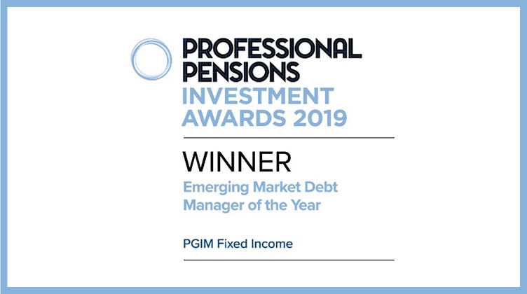 2019 Awards_Professional Pensions Investment Awards_EMD Manager