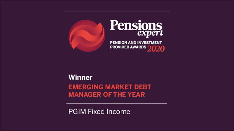 2020 Awards_Pensions Expert_Emerging Market Debt Manager